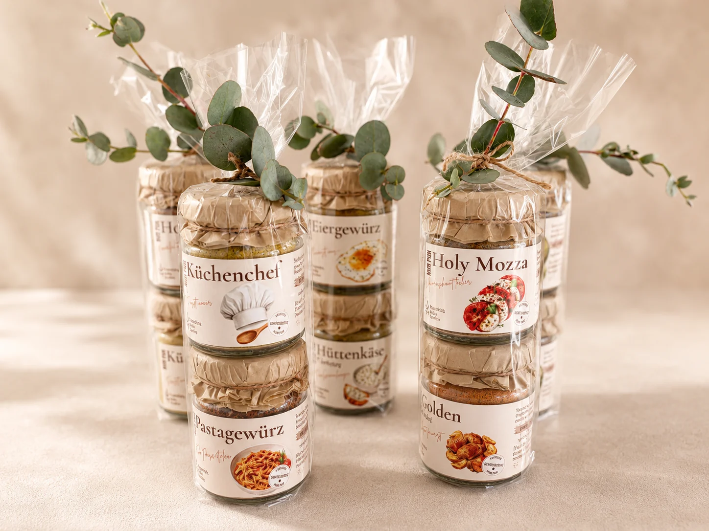 Nur Pur Geschenkprodukte natürlich arrangiert